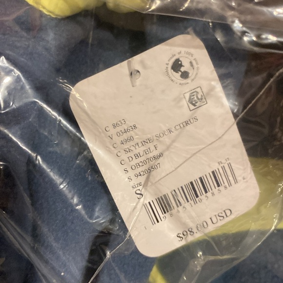 New Free people Movement In The Zone Zip Up Fleece jacket size small - Picture 7 of 7